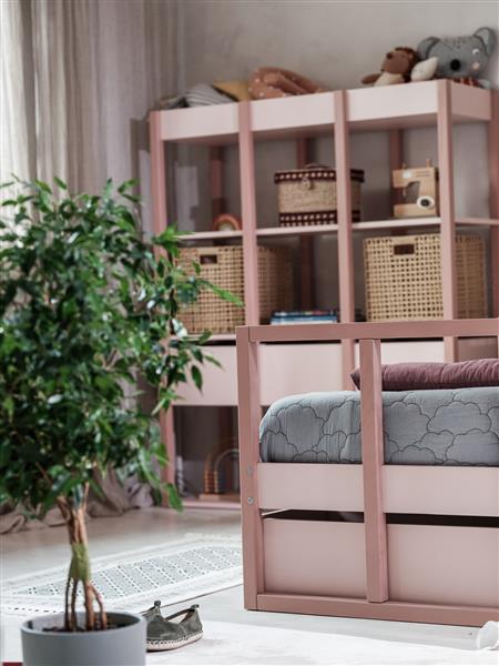 Grote foto kinderbed tweens pink 90 x 200 cm 90x200cm kinderen en baby complete kinderkamers