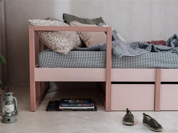 Grote foto kinderbed tweens pink 90 x 200 cm 90x200cm kinderen en baby complete kinderkamers