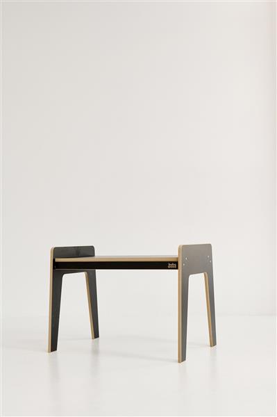 Grote foto houten speeltafel stoel maat l black black kinderen en baby complete kinderkamers