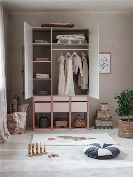 Grote foto kledingkast tweens pink sand pink kinderen en baby complete kinderkamers