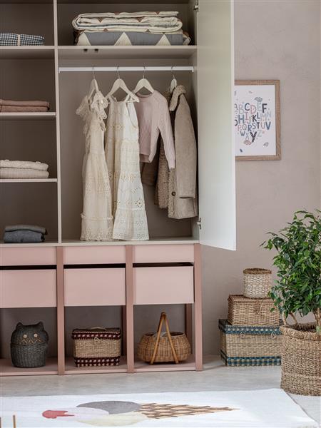 Grote foto kledingkast tweens pink sand pink kinderen en baby complete kinderkamers