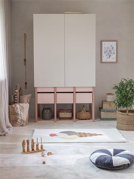 Grote foto kledingkast tweens pink sand pink kinderen en baby complete kinderkamers