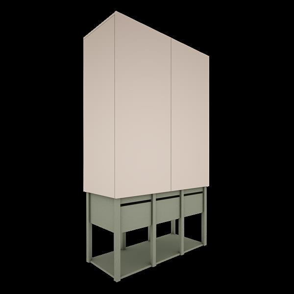 Grote foto kledingkast tweens sand eucalyptus eucalyptus kinderen en baby complete kinderkamers