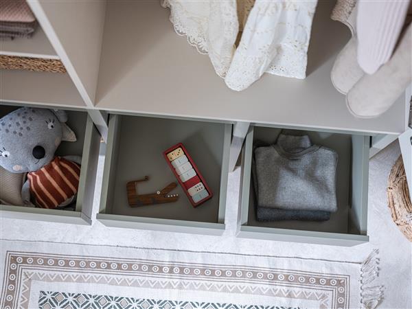 Grote foto kledingkast tweens sand eucalyptus eucalyptus kinderen en baby complete kinderkamers