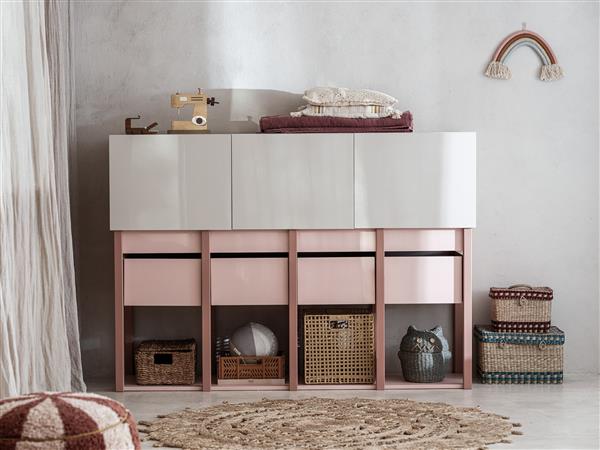 Grote foto ladekast tweens pink pink kinderen en baby complete kinderkamers