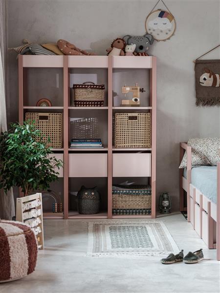 Grote foto opbergakast tweens pink pink kinderen en baby complete kinderkamers