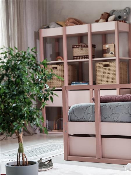Grote foto kinderbed tweens pink 90 x 200 cm 90x200cm kinderen en baby complete kinderkamers