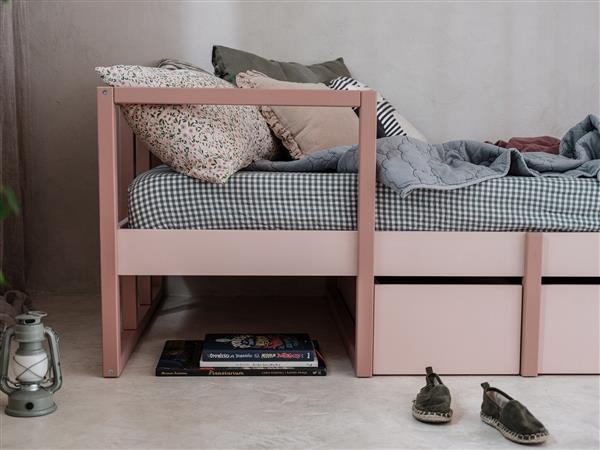 Grote foto kinderbed tweens pink 90 x 200 cm 90x200cm kinderen en baby complete kinderkamers