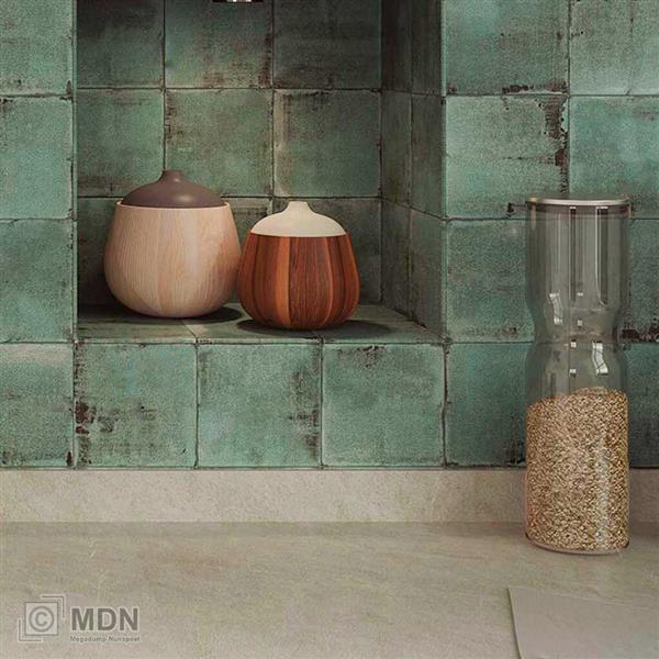 Grote foto handvorm tegels exclusive nakama green 12 5x12 5 cm 0 56m doe het zelf en verbouw tegels