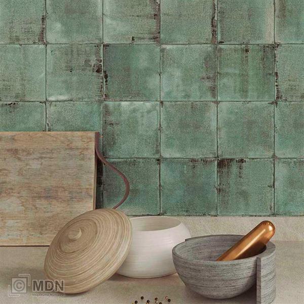 Grote foto handvorm tegels exclusive nakama green 12 5x12 5 cm 0 56m doe het zelf en verbouw tegels