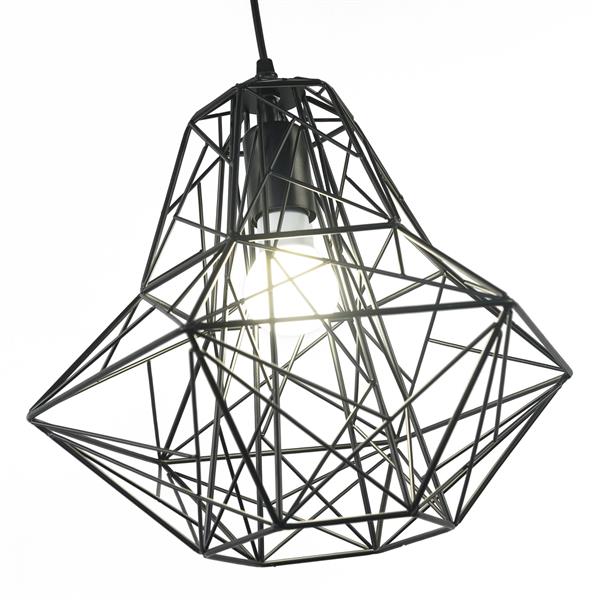 Grote foto scandinavische hanglamp diamant zwart scaldare nesso huis en inrichting overige