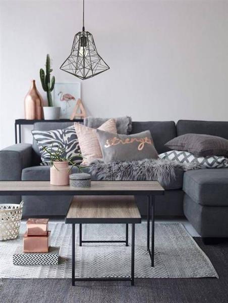 Grote foto scandinavische hanglamp diamant zwart scaldare nesso huis en inrichting overige