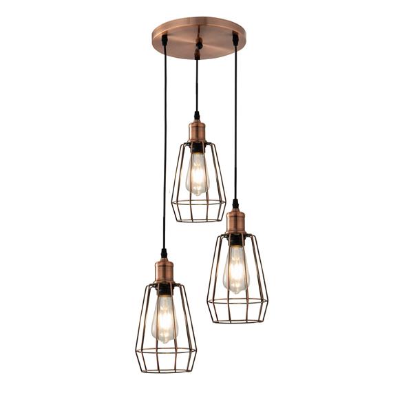 Grote foto moderne drielichts hanglamp 14 cm scaldare avella huis en inrichting overige