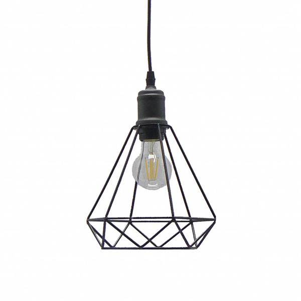 Grote foto scandinavische hanglamp diamant zwart scaldare noale huis en inrichting overige