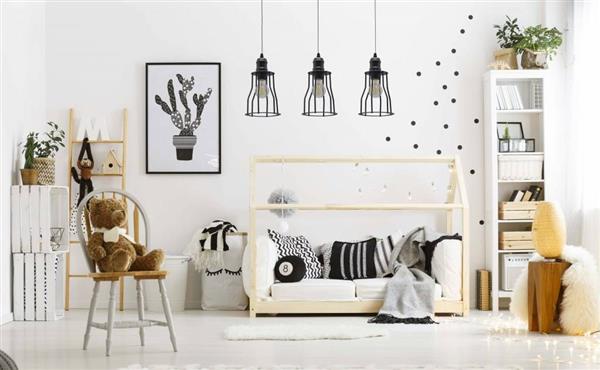 Grote foto scandinavische draadhanglamp zwart scaldare novi huis en inrichting overige