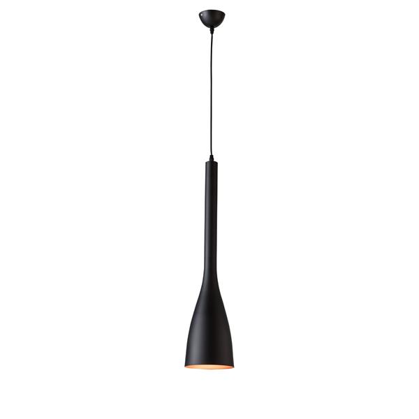 Grote foto moderne zwarte kegel hanglamp valott pullo huis en inrichting overige