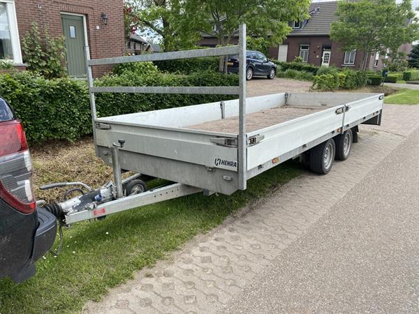 Grote foto henra plateau aanhanger 5 x 2 mtr agrarisch aanhangwagens