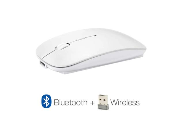 Grote foto elementkey mix2 2 in 1 draadloos bluetooth muis 2.4ghz dongle wireless mouse comfort compact computers en software overige computers en software