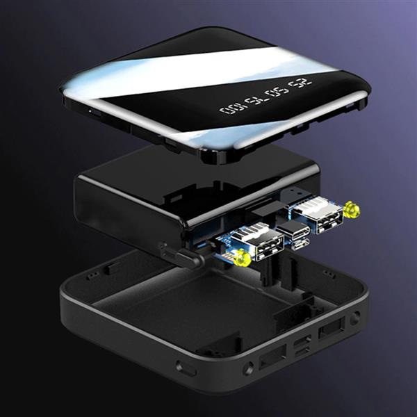 Grote foto drphone pbm3 20.000mah powerbank oplader 2 usb output 1.a 2.1a 2x input micro usb ubc c telecommunicatie opladers en autoladers