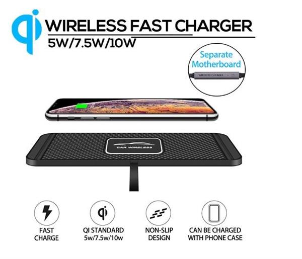 Grote foto drphone wcp auto draadloze oplaadpad draadloze lader 15w antislip mat apart pbc moederbord telecommunicatie opladers en autoladers