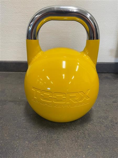Grote foto toorx fitness kcae olympic kettlebell 8 36 kg 8 kg roze sport en fitness fitness
