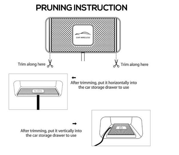 Grote foto drphone wcp auto draadloze oplaadpad draadloze lader 15w antislip mat apart pbc moederbord telecommunicatie opladers en autoladers