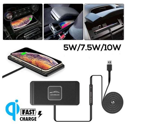 Grote foto drphone wcp auto draadloze oplaadpad draadloze lader 15w antislip mat apart pbc moederbord telecommunicatie opladers en autoladers