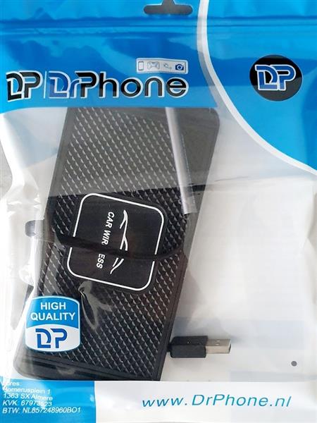 Grote foto drphone wcp auto draadloze oplaadpad draadloze lader 15w antislip mat apart pbc moederbord telecommunicatie opladers en autoladers