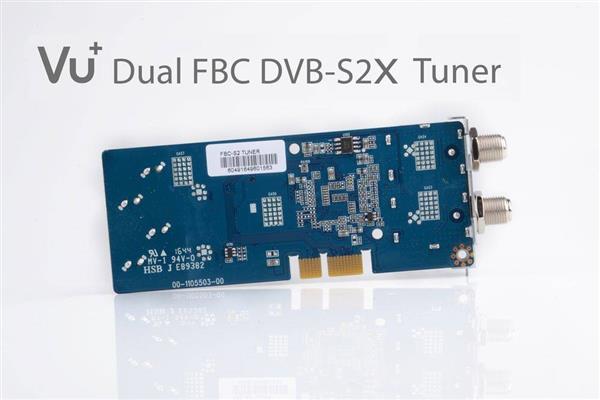 Grote foto vu fbc dual dvb s2x v2 tuner telecommunicatie zenders en ontvangers