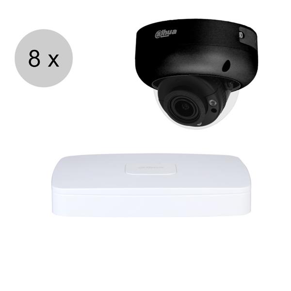 Grote foto dahua 4k ip cameraset wizsense 8 dome camera motorzoom starlight 40m ips88ddm2 audio tv en foto videobewakingsapparatuur