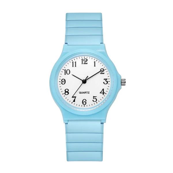 Grote foto siliconen horloge kwarts polshorloge voor dames studenten blauw kleding dames horloges