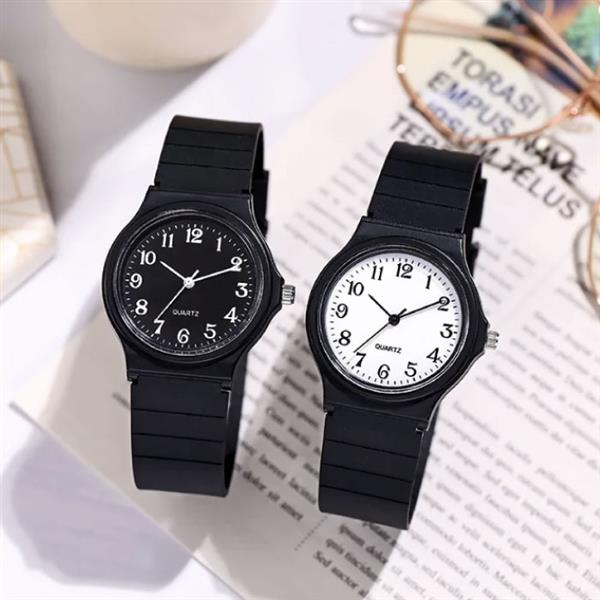 Grote foto siliconen horloge kwarts polshorloge voor dames studenten blauw kleding dames horloges