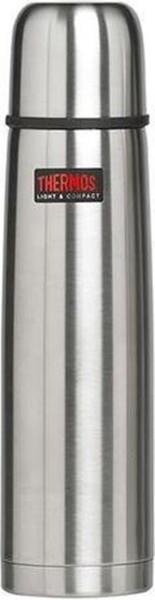 Grote foto thermos isoleerfles thermax 1 liter zilver lichte gebruikssporen die duiden op eenmalig gebr caravans en kamperen caravan accessoires