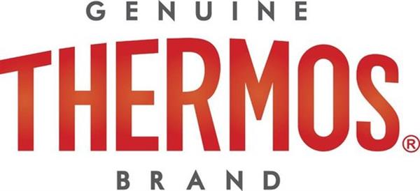 Grote foto thermos isoleerfles thermax 1 liter zilver lichte gebruikssporen die duiden op eenmalig gebr caravans en kamperen caravan accessoires