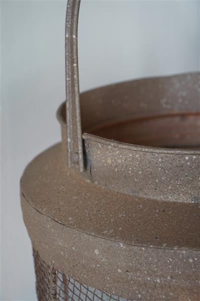 Grote foto windlicht lancy l roest h50 x d24 cm huis en inrichting woningdecoratie
