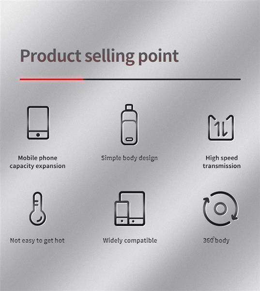 Grote foto luxwallet pd8 usb stick 128gb usb c type c 3.1 usb 3.0 flash drive otg 360 graden roteerbaar z computers en software overige computers en software