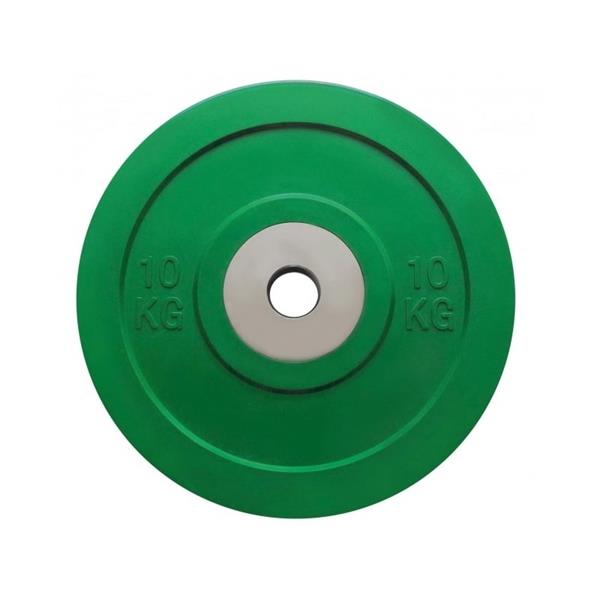 Grote foto toorx fitness bumper plates challenge 50mm diameter 25 kg rood sport en fitness fitness