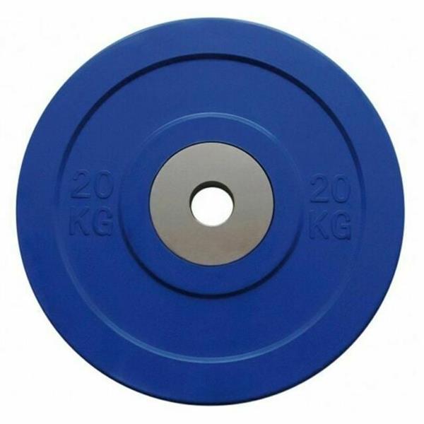 Grote foto toorx fitness bumper plates challenge 50mm diameter 25 kg rood sport en fitness fitness