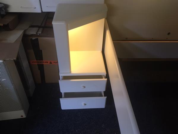 Grote foto mooi degelijk 2 pers. slaapkamerbed 2 kastjes huis en inrichting bedden