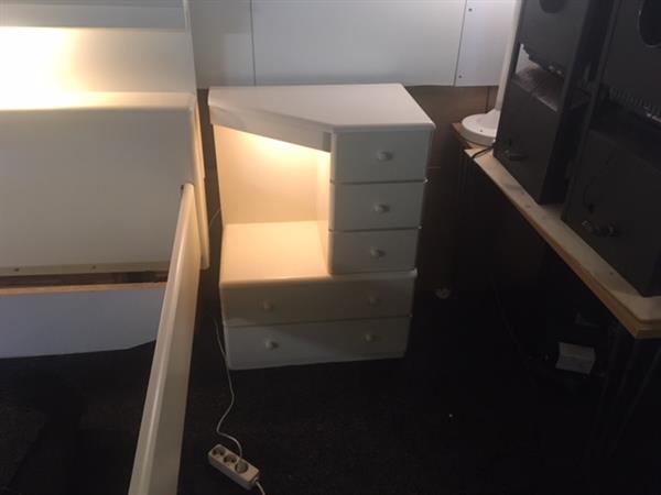 Grote foto mooi degelijk 2 pers. slaapkamerbed 2 kastjes huis en inrichting bedden