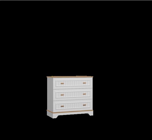 Grote foto monte 2 persoonsbed 140x200 wit beige almila antiek en kunst stoelen en banken