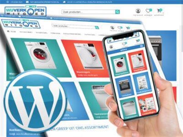 Grote foto website of webshop langzaam diensten en vakmensen computer en internet experts