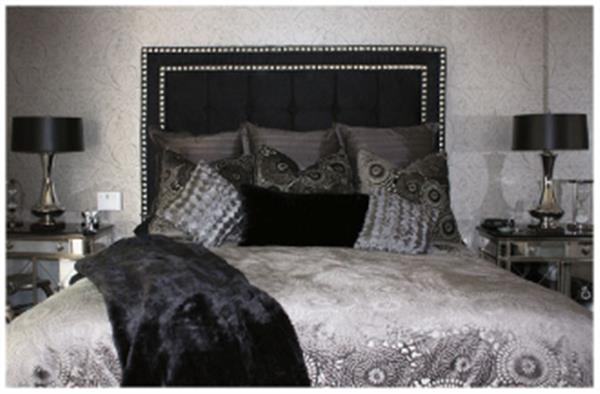 Grote foto hoodbord model blacky huis en inrichting bedden