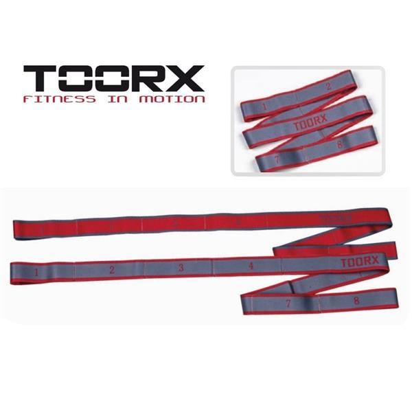 Grote foto toorx fitness stretch band weerstandsband licht 10 kg grijs sport en fitness fitness