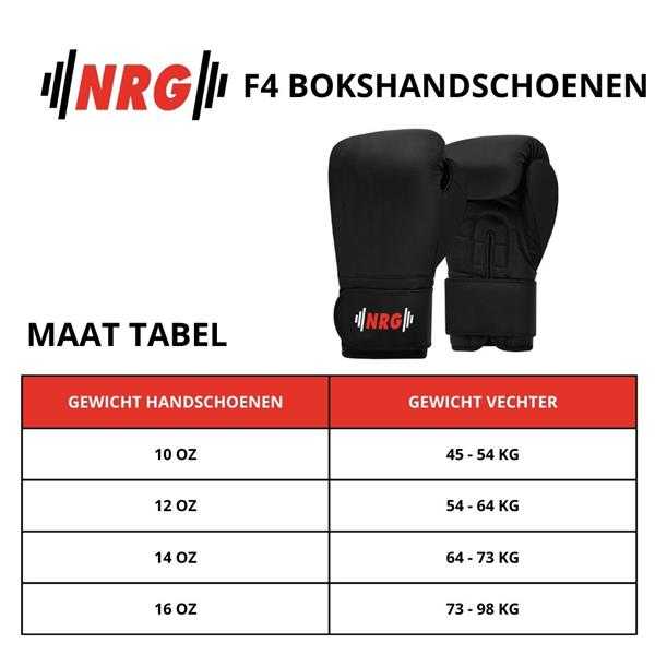 Grote foto nrg fitness bokshandschoenen sparring kunstleer 14 oz sport en fitness vechtsporten en zelfverdediging