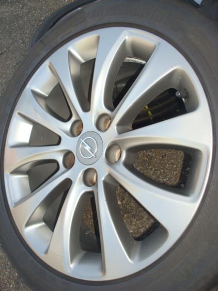 Grote foto 17 inch originele opel cosmo antraciet 5x110 auto onderdelen banden en velgen