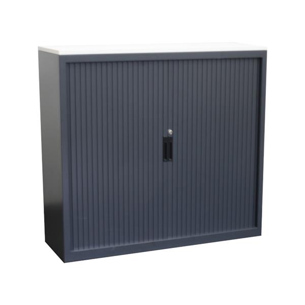 Grote foto roldeurkast antraciet wit 112x120x45 huis en inrichting overige