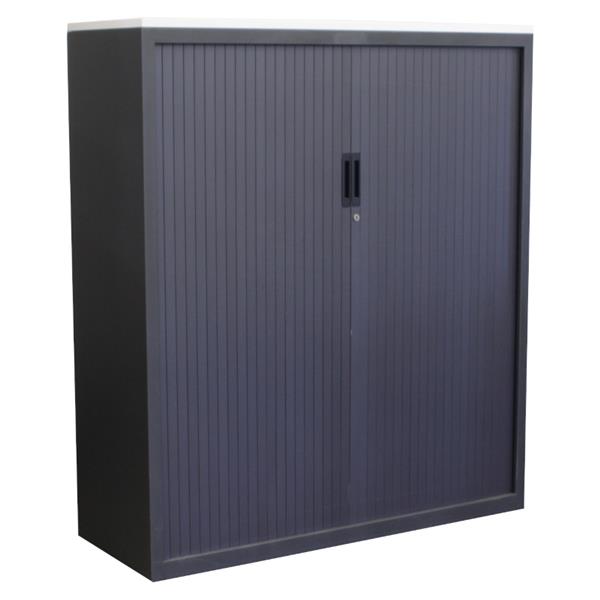 Grote foto roldeurkast antraciet antraciet wit 137 x 120 x 45 huis en inrichting overige