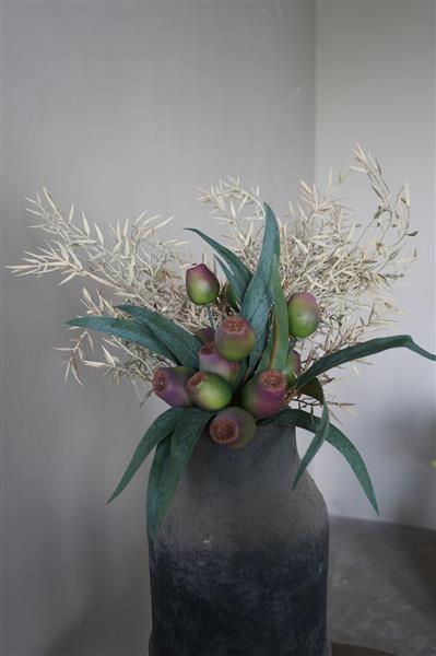 Grote foto kunstbloemen toef groen olijf l45 cm huis en inrichting woningdecoratie