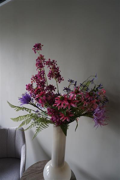 Grote foto kunstbloemen boeket fleurig zijden bloemen l90 cm huis en inrichting woningdecoratie